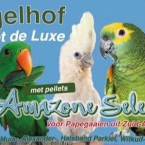 Amazone Select 3 kg met pellets ( Zuid Amerikaanse papegaaien)Vogelhof