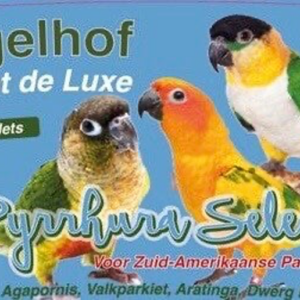 Pyrrhura Select 5 kg met pellets  (Zuid Amerikaanse Parkieten)  Vogelhof